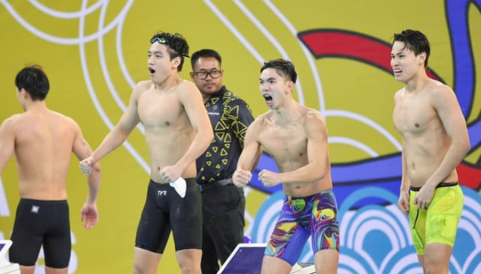 ทีมว่ายน้ำเวียดนามตอกย้ำความยิ่งใหญ่บนสระน้ำ คว้าทองต่อเนื่อง SEA Games 33