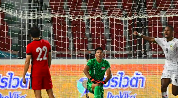 ความพ่ายแพ้ที่เจ็บปวดของ U22 ชายต่อ ติมอร์-เลสเต