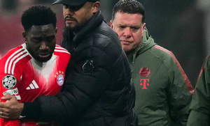 ช็อกทั้งสนาม! อัลฟอนโซ เดวี่ส์ เจ็บซ้ำเกมถล่มอตาลันต้า ส่อแววพักยาวกระทบทีมชาติแคนาดาลุยบอลโลก 2026